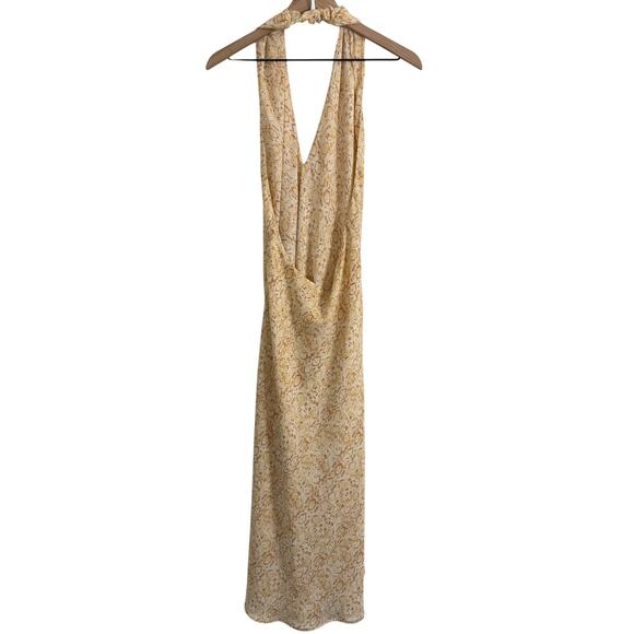 Show Me Your Mumu Desert Snakeskin Jasmine Halter Midi Dress Size Small - Picture 8 of 9